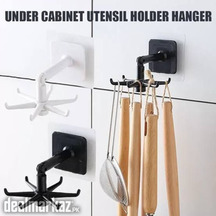 *Restock* - Self Adhesive 360 Rotating 6 Hooks