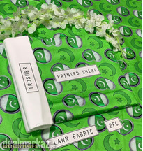 Pakistan day 2 piece lawn suit for leadies 02