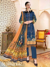 تھری پی سیز خواتین کے بغیر سلے ہوئے لان کی کڑھائی والا سوٹ