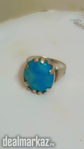 Irani Feroza Premium Quality Silver Ring - WhatsApp for Order