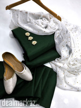 New azaadi sale unstitched collection 3 Pcs new collection for women
