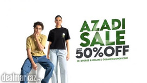 Gul Ahmed Ideas Azadi Sale! Upto 50% off from 1st August 2024