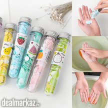 Disposable Paper Soap With Plastic Bottle