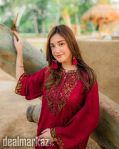 ٹو پی سیز خواتین کے سلے ہوئے کپڑے Sequins کی کڑھائی والی شرٹ اور پتلون
