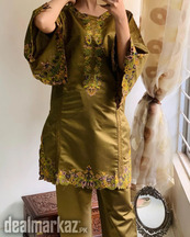 New Collection: Cut Work Khadi Net 2-Piece Outfit