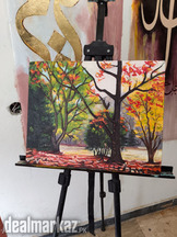 Hand made oil paint painting