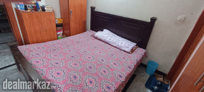 Double bed with mattress/sofa set
