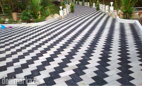 Floor concrete tiles