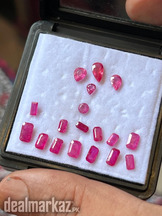 natural burma ruby gemstones