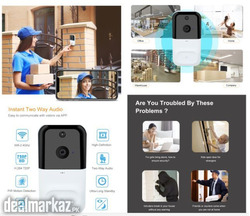 Smart Door Bell with Camera & Recording