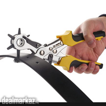 Professional Leather Revolving Punch Pliers with 6 Punch Pipes