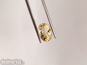 Natural yellow citrine stone 4.85 Carat