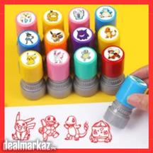 Japanese Anime Pokemon Stamp Set for Kids