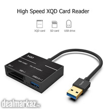 ONTEN (3 IN 1) USB 3.0 To XQD2.0SD Card Reader (3.0)500MBS)+USB(3.0) (
