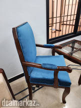 Brand New High-Back Chairs with Center Table (Sheesham Wood)