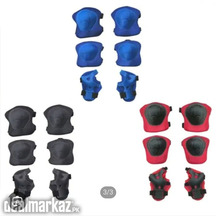 Skates , skating helmet and protection kit kneepads
