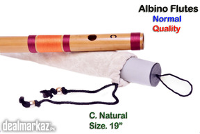 C scale Natural Medium Side Blown Bamboo Bansuri/ Flute for Beginner