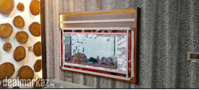Infinity wall fitted aquarium