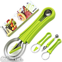 4in1 Watermelon cutter knife and grape Fruit Peeler Cutter slicer tool