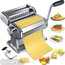 Stainless Steel Manual Roller Pasta Maker With Adjustable Thickness No