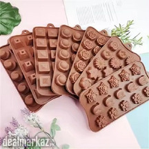 Silicone Molds Chocolate Candy Mold Silicone 15 Cavity Random Design D