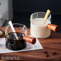 Shrink Coffee Cup Milk Glass Espresso Shot Cup Dispenser Syrup Pitcher