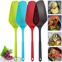 Nylon Drain Strainer Scoop Colander Skimmer Spoon with Long Handle