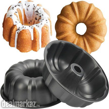 Carbon Steel Fluted Tube Bakeware Round Savarin Cake Mold