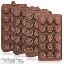 Flower Shape Silicone Molds Chocolate Candy Mold