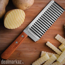 Wavy Crinkle Cutters Cutting French Fry Slicer Stainless Steel Knife