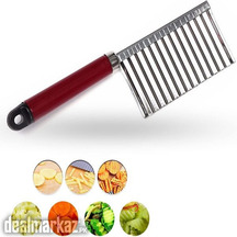 Crinkle Cutter Knife Stainless Steel Cutting Wave Slicer