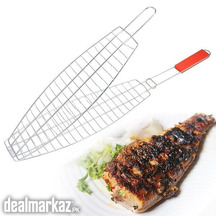 BBQ Barbeque Fish Grill Net Basket