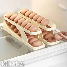 Automatic Scrolling Egg Rack Holder Storage Box Egg Basket Container
