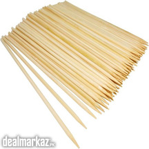 Natural Bamboo 6-Inch Pack of 100 Disposable Skewers for BBQ