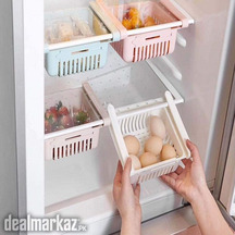 Adjustable Fridge Storage Basket Expandable Fridge Space Saver