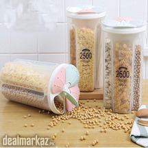 2500 ml 4 Grid Cereal & Dry Food Storage Containers