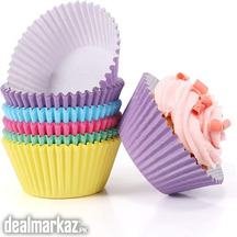 100 pieces Paper Cupcake Liners Wrappers Nonstick Muffin Molds Baking