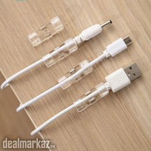 Wire Cable Clip Desktop Cord Hook with 3M Foam Pack of 20