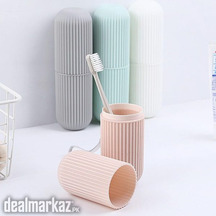 Travel Toothpaste & Toothbrush Cup Holder