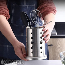 Stainless Steel Apple Holder Draining Organizer Spoon Drying Rack
