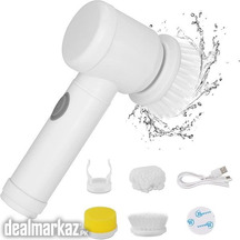 Electric Cleaning Brush 5 in 1 Magic Power Scrubber with 3 Brush Heads