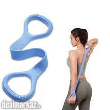 Fitness Resistance Band with Handles Pure Barre Workout Chest Arm and