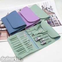 16 pcs Scissors Nail Clippers Set Dead Skin Pliers Pedicure Nail Groov