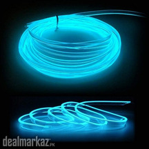 EL Wire Ice Blue Color 3 Meters Car Interior Decoration Cold Light Lin