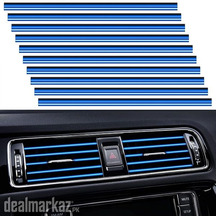 10 Pieces Universal Car Air Conditioner Vent Trim Decoration Strip