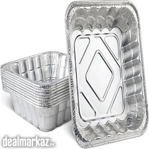 Square Aluminum Tin Foil Baking Pans Bakeware Cookware Perfect for Bak