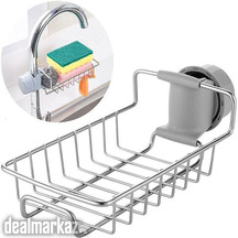 Sink Faucet Sponge Holder Caddy organizer stainless steel Dish heavy d