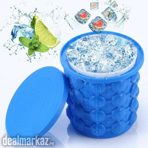 Silicone Ice Bucket & Ice Mould with Lid Space