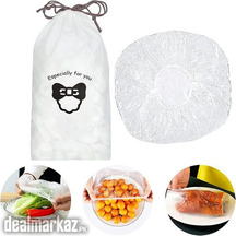 Reusable Elastic Food Storage Covers Edging Stretch 100 Pcs