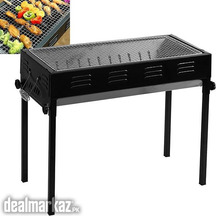 Portable BBQ Grill with Stand and Mesh Rack Japanese Barbeque Grill wi